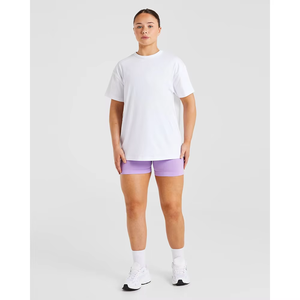 Camisetas de Manga Corta para Mujer, Camisetas Extra Grandes para Mujer, Camisetas Transpirables de Algodón y Poliéster para Mujer - Product Image 6