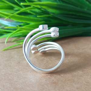 Solid 925 Sterling Silver 14K Gold Plated Plain Bezel Cup Close Collet <b>Ring</b> Semi-Mount Blank Setting Jewelry - Product Image 4