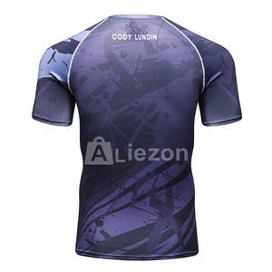 Camisetas transpirables de sublimación para hombre, servicio OEM, cómodas camisetas de sublimación para hombre de alta calidad - Product Image 2