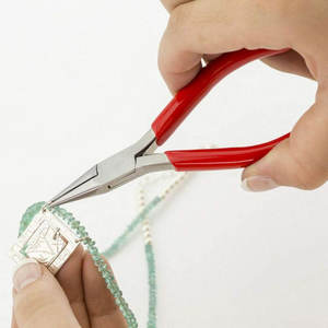 Vente en gros de pinces professionnelles pour la fabrication de bijoux Outils en acier inoxydable Pince à nez rond de haute qualité pour bijoux - Product Image 4