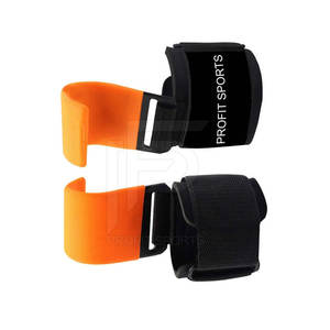 Empuñaduras de neopreno de alta calidad con ganchos Venta al por mayor Powerlifting Gimnasio Fitness Muñequera de seguridad - Product Image 6