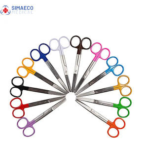 Ciseaux d'allaitement professionnels, 5 pouces, blanc, points de couleur - Product Image 6