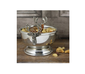 ชามหัวกวางโลหะสำหรับตกแต่งโต๊ะแต่งงานชามเสิร์ฟผลไม้แห้งสำหรับของหวานผลไม้โต๊ะรับประทานอาหารในบ้านห้องครัวดีไซน์สวยหรู - Product Image 3