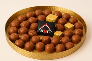 ถาดเสิร์ฟพร้อมโลหะตกแต่งแบบพรีเมี่ยมทำให้ทุกช่วงเวลาของช็อคโกแลตน่าจดจำ - Product Image 2