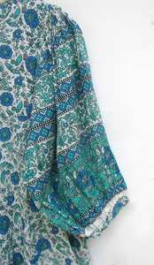 Robes décontractées Max pour femmes manches courtes ou longues avec bouton col en V longueur Midi - Product Image 3