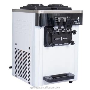Machine à crème glacée commerciale automatique 3 saveurs Machine à crème glacée molle en stock - Product Image 5