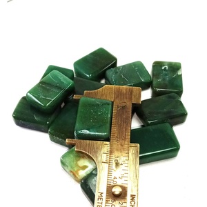 Piedra de cubo de cristal de Jade verde piedra preciosa de ágata caída con Chakra Reiki grabado para curar a granel al por mayor - Product Image 4