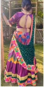 Moda étnica moderna Lehenga Choli bordado pesado trabajo zorro Georgette seda poliéster boda algodón alta demanda adultos fiesta - Product Image 2