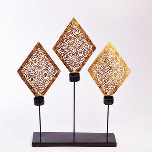 Traditional Style Metal Candle <b>Holder</b> New Latest Home Decorative Brass Plated <b>Candlestick</b> <b>Holder</b> Stand <b>Holder</b> for Best Sale - Product Image 2