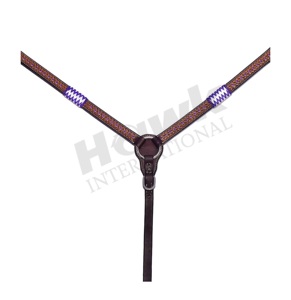 Hot Sale Premium Quality Horse <b>Leather</b> Western Equestrian Tack Set <b>Tooled</b> Rawhide Naughting Best Price Headstall Included - Product Image 6