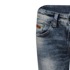 Jeans droits en toile pour homme, taille mi-haute, coupe régulière, respirant, séchage rapide, écologique, léger, décontracté, personnalisable - Product Image 5