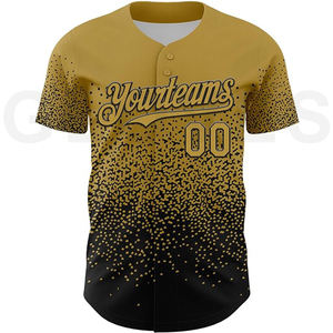 Ropa de calle de gran tamaño estilo guantes ciudad béisbol Jersey moda ajuste suelto hombros caídos sublimado diseño a todo Color Jerseyz - Product Image 5