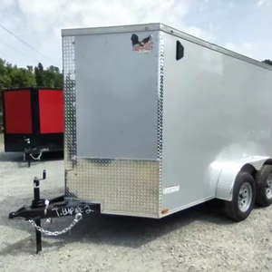 New Closed Box 3-Axle Semi-<b>Trailer</b> De Bon <b>Cargo</b> 1300 Aluminum Alloy Heavy Duty 25-30 Tons for Efficient Truck New Closed Box - Product Image 1