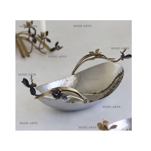 Aluminium Hammered Decorative Bowl Superior Quality Silver Color Chocolates Snacks Serving Bowl For <b>Top</b> Selling - Product Image 4