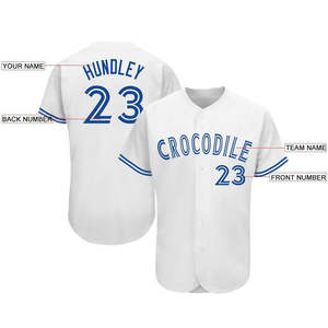 Jersey de béisbol profesional auténtico, proveedor al por mayor, ropa de secado rápido cosida ligera y transpirable para academias - Product Image 2