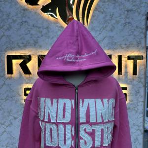 Sudadera con capucha con cremallera y corte perfecto diseño personalizado más demandado Impresión digital 100% algodón sólido hecho en fábrica precio barato hombres - Product Image 4