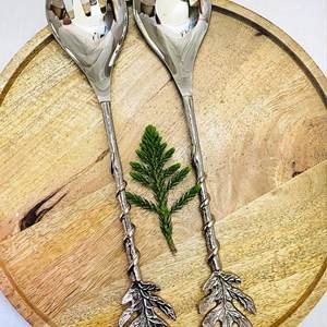 Juego de Cubiertos de Acero Inoxidable con Mango de Resina, Juego de 2 Cubiertos de Ratán Selandia, VENTA CALIENTE, HECHO EN INDIAA - Product Image 5