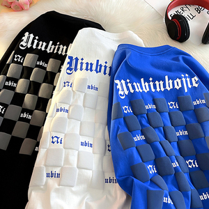 เสื้อยืดโอเวอร์ไซส์ผ้าฝ้าย100% ลำลองสำหรับผู้ชายเสื้อยืดใส่ได้ทั้งชายและหญิงทรงหลวมใส่สบายพิมพ์ลาย3D - Product Image 2