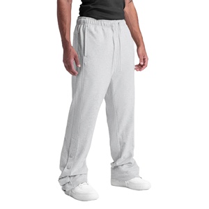 Manufacturer High Quality Style For Street Flared Pants Heavyweight Oversized Designer Custom Cotton Baggy <b>Stack</b> Sweat Pants Men - Product Image 1