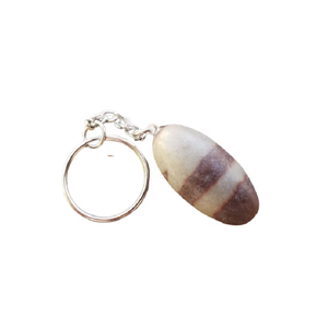 Llavero de cristal de alta calidad, llavero de lingam Narmada, llavero de piedra natural, regalos para mujeres, mayorista de llaveros. - Product Image 1