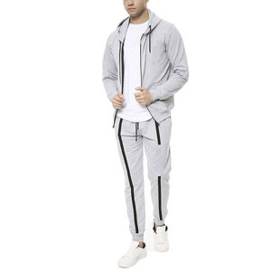 Venta al por mayor Casual Mens Sportswear Jogging Chándales Zip Up Mens Training Jogger Poliéster Chándales Para Hombres - Product Image 2