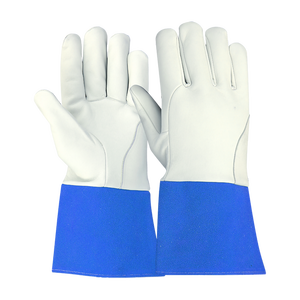 Gants de soudage TIG résistants à l'abrasion en nitrile de taille XL Gants de sécurité pour vache à grain de mouton de construction robuste de meilleure performance - Product Image 3