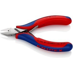 Cortadores Laterales Electrónicos KNIPEX de 115 mm de Longitud, Forma 4, Acabado Pulido Espejo, Mangos Multicomponentes, Cuchillos y Herramientas Premium - Product Image 4