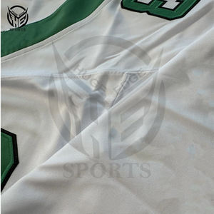 Camiseta de Fútbol Americano Personalizada con Logotipo, Transpirable, de Manga Corta, de Malla, para Adultos, Ropa Deportiva, Ropa Urbana - Product Image 6