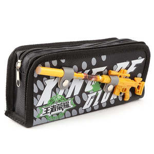 Estuche para Lápices con Diseño de Pistola - Negro - Product Image 3