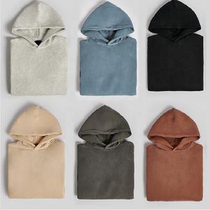 เสื้อสเวตเชิ้ตมีฮู้ดโอเวอร์ไซส์ของผู้หญิงผ้าคอตตอน100% ดีไซน์ใหม่ปักโลโก้ตามสั่งฤดูใบไม้ร่วงคอปกแบบหลวม - Product Image 3