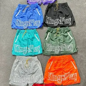 Hoge Kwaliteit Polyester Custom Zomer Street Wear Strandshorts Heren Zwembroek Zwembroek Voor Heren