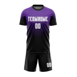 Uniforme de fútbol impreso por sublimación, nombre de equipo personalizado, ropa de equipo ligera de media manga para entrenamiento, equipo deportivo de alta calidad - Product Image 5