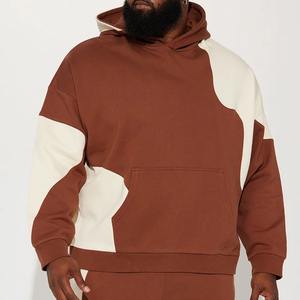 Sweat-shirts à capuche pour hommes en coton/polyester les plus vendus, design appliqué, poche kangourou, couleur personnalisée, tailles plus grandes - Séchage rapide - Product Image 5