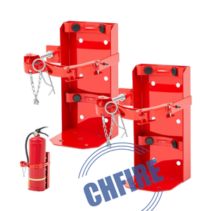 ขายึดสำหรับยานพาหนะสำหรับงานหนัก, ขายึดถังดับเพลิงและอุปกรณ์ยึดติด - เหล็ก St12 สีแดง, ใช้ได้กับถังดับเพลิงแบบแห้งขนาด 10 ปอนด์/ถังดับเพลิง CO2 ขนาด 5 ปอนด์ - Product Image 4