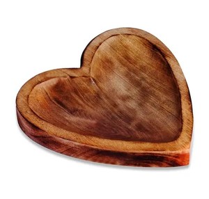 Bougeoirs en bois en forme de coeur de la meilleure qualité-Centre de table d'affichage abordable - Product Image 1