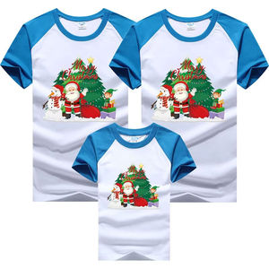 T-shirt à col roulé à manches courtes personnalisé pour les fêtes de Noël, 100% coton tricoté, formel, écologique, vente en gros pour hommes - Product Image 5