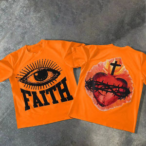 T-shirts de haute qualité 100% coton pour hommes OEM personnalisé en gros nouveau design T-shirt vierge à manches courtes col rond style décontracté - Product Image 1