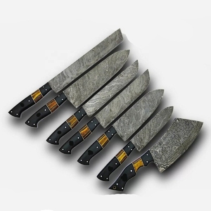 Vente en gros personnalisée de qualité supérieure OEM ODM Service de couteaux de cuisine professionnels Set lame tranchante en acier inoxydable et manche en bois - Product Image 6