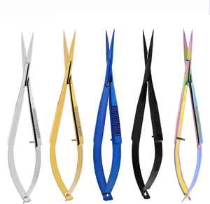 กรรไกรตัดหนังแบบสปริงใบมีดตรงคมใช้ซ้ำได้เครื่องมือความงามกรรไกรตัดเล็บสำหรับดูแลส่วนบุคคล - Product Image 1