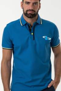 Logo bordado Hombres Moda Negocios Solapa Algodón Polo Camiseta Berry Casual Retro Plain Golf Polo Shirt - Product Image 4
