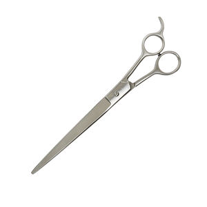 Ciseaux de toilettage pour animaux de compagnie de haute qualité finition terne acier inoxydable 7 pouces ciseaux à poils pour animaux de compagnie avec repose-doigt fixe - Product Image 4