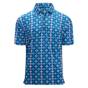 OEM de alta calidad cómodo para los hombres para Polos transpirable verano poliéster Spandex mezcla antiarrugas Golf Logo personalizado - Product Image 4