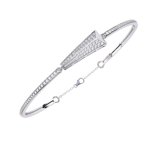 Nouvelle arrivée 925 Sterling Silver Leb Grown Diamond Bracelet Bijoux élégants et élégants avec une brillance éblouissante pour les fêtes - Product Image 1