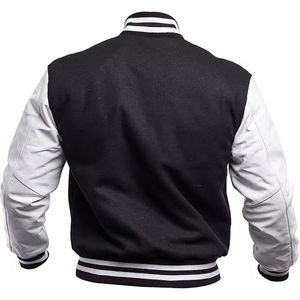 High Quality Customizable Kids Varsity Jackets Wholesale Blank Letterman Varsity with Horn <b>Button</b> Closure - Product Image 3