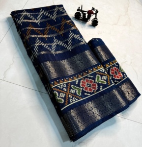 Pure cendy soie coton Saree fête porter mariage indien dernier concepteur Banarasi coton soie Saree avec chemisier femme porter - Product Image 3