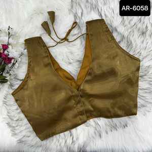 Collections de chemisiers fantaisie style Bollywood pour femmes pour vêtements de fête Saree avec broderie séquentielle Travail Sari Blouse - Product Image 4