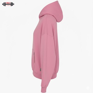 Pull en éponge française de haute qualité à épaules tombantes Streetwear sweats à capuche d'hiver 100% coton coupe régulière longueur régulière vente en gros - Product Image 6