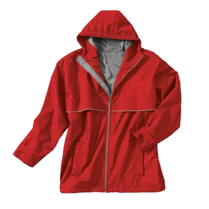 Veste de pluie d'hiver pour homme en toile imperméable et lisse, motif lettres sur le devant, légère, respirante, broderie, utilisation par temps tempête - Product Image 3