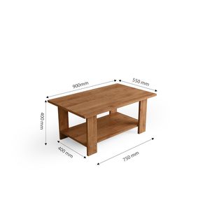 Mesa de centro más duradera y confiable Mesa central de color miel para PC Sala de estar y comedor Esencial al mejor precio de venta - Product Image 2