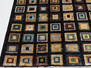 Alfombra de nudo hecha a mano anudada de alta calidad lana Afgan nuevo moderno bordado patrón de forro de trabajo alfombras para sala de estar, dormitorios - Product Image 3